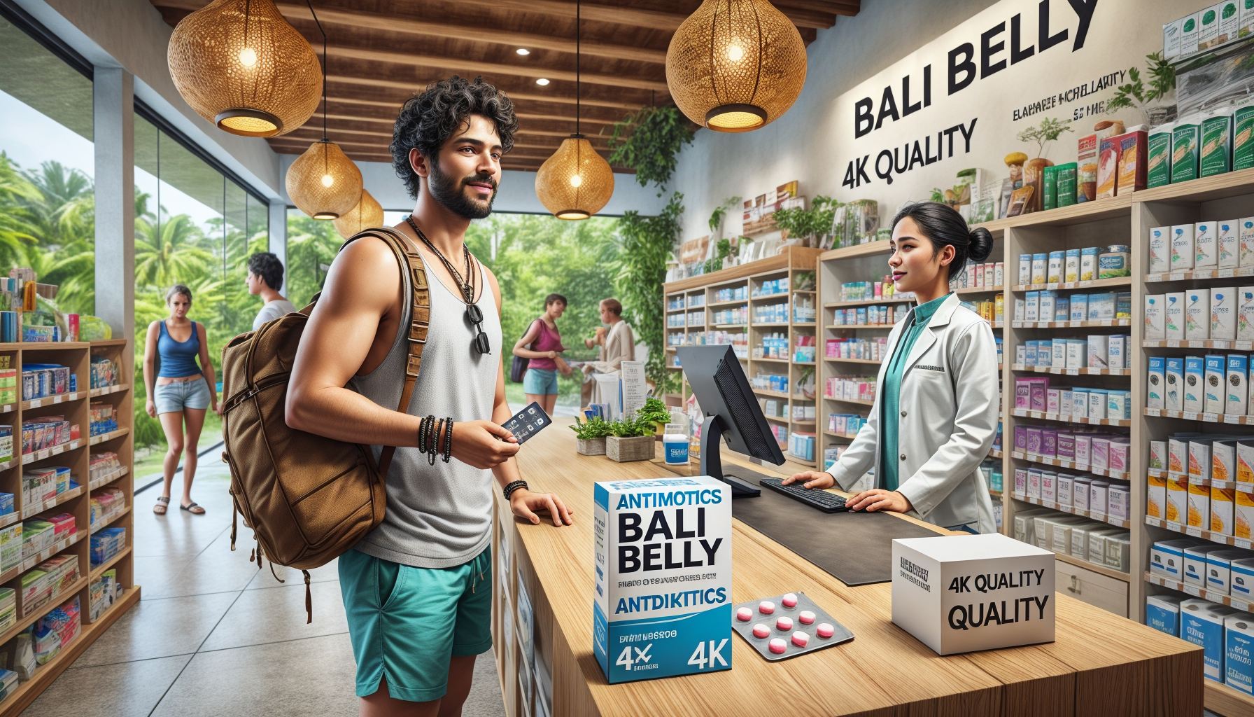 Are antibiotics needed for Bali belly disease ?