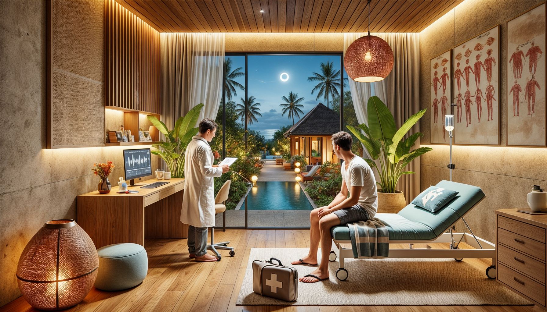 Bali Canggu IV Therapy for Australian tourist
